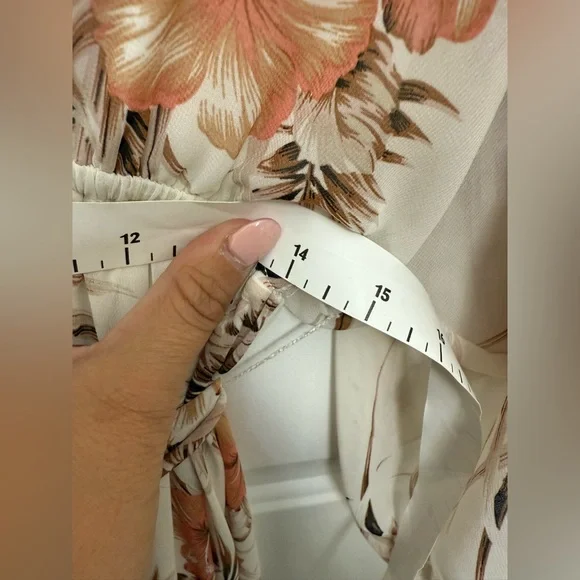 Women’s Baltic Born White And Pink Floral Maxi Dress M Cottagecore Sun Dress - Picture 11 of 12